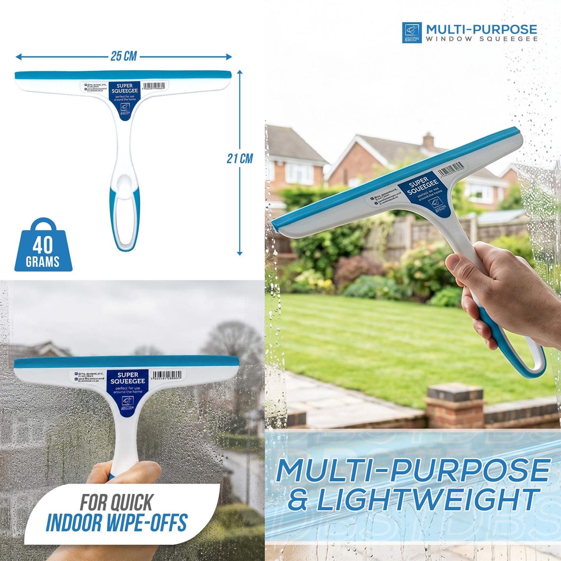 Window Squeegee Shower Screen Glass Cleaning Wiper Blade