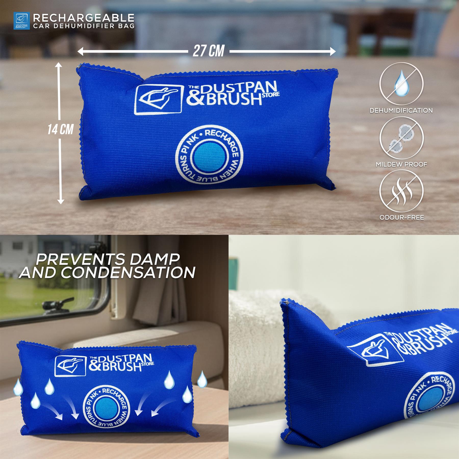 Rechargeable Moisture Trap | Reusable Dehumidifier