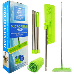 Microfibre Flat Mop for Laminate Wood & Hard Floors