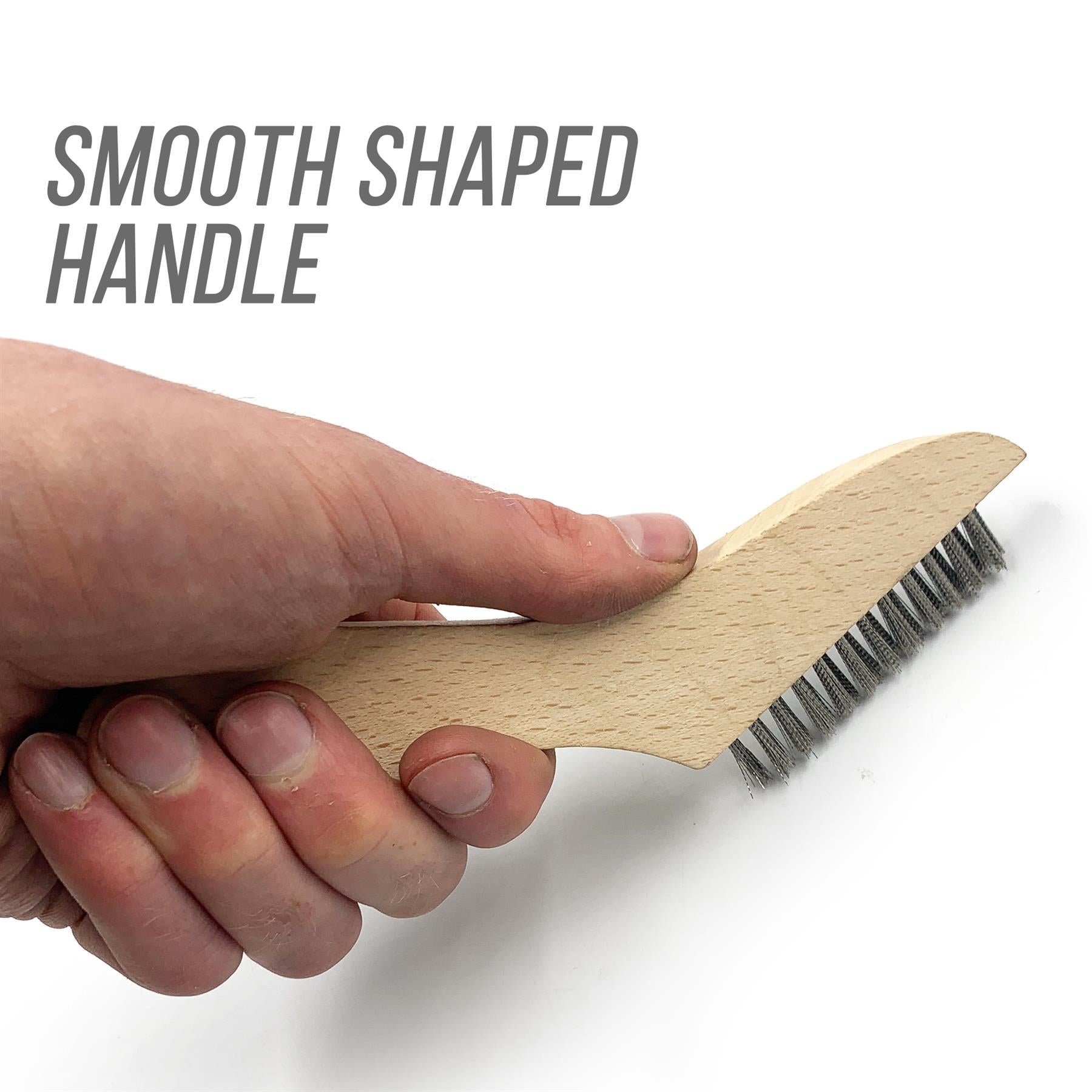 Soft Stainless Steel Lamb Chop Brush – Scratch Tool