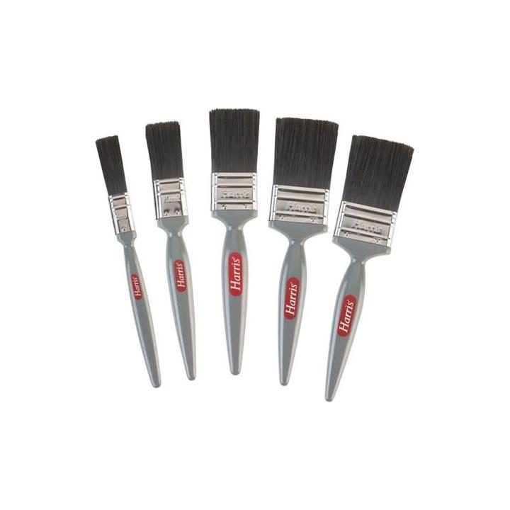 Harris 5 Piece Gloss Paint Brush Set for Oil-Based Paint