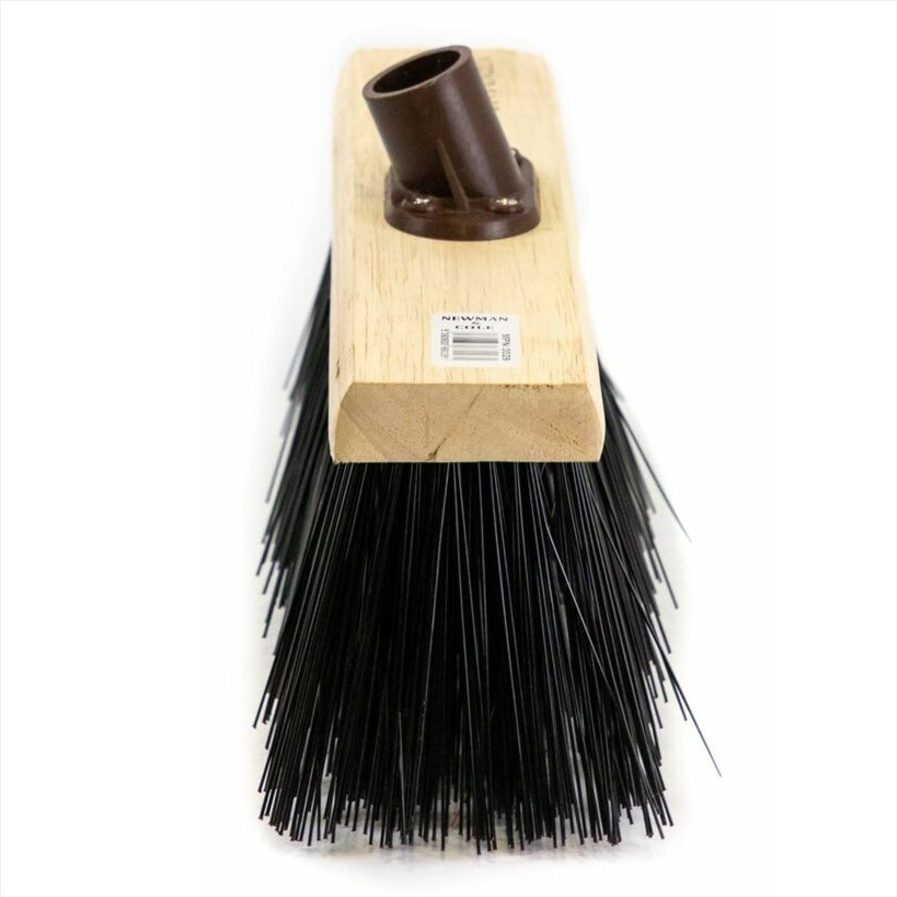 Newman and Cole 13 Inch PVC Flat Broom Head with Plastic Socket