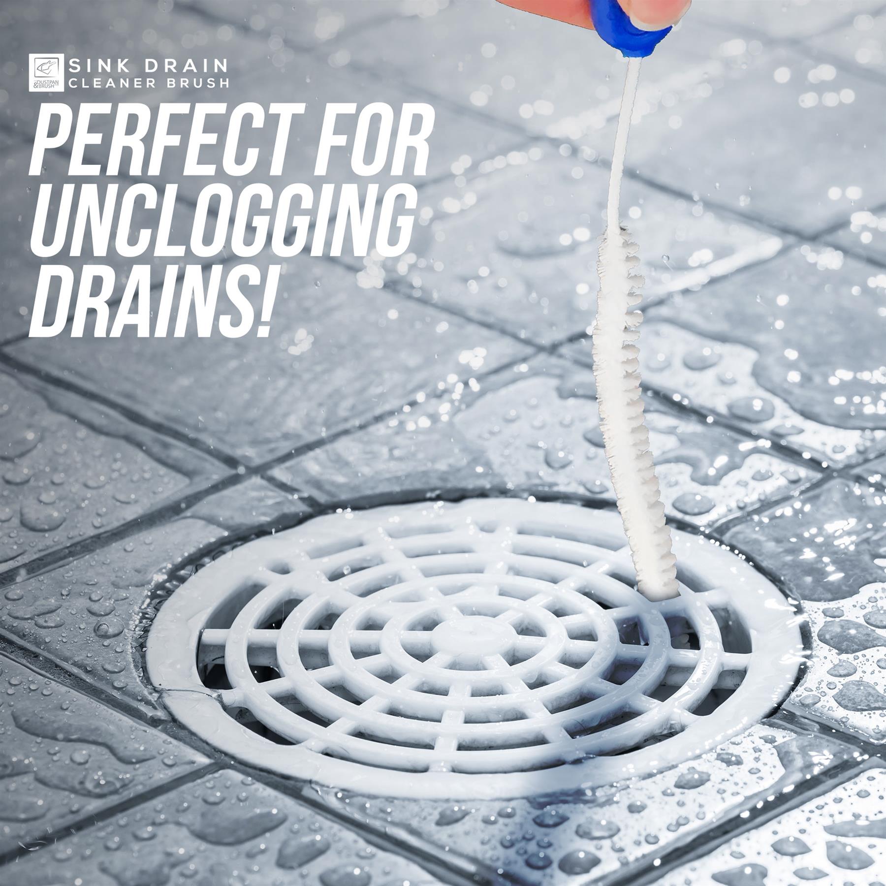Flexible Drain & Sink Cleaning Brush | Pack of 2