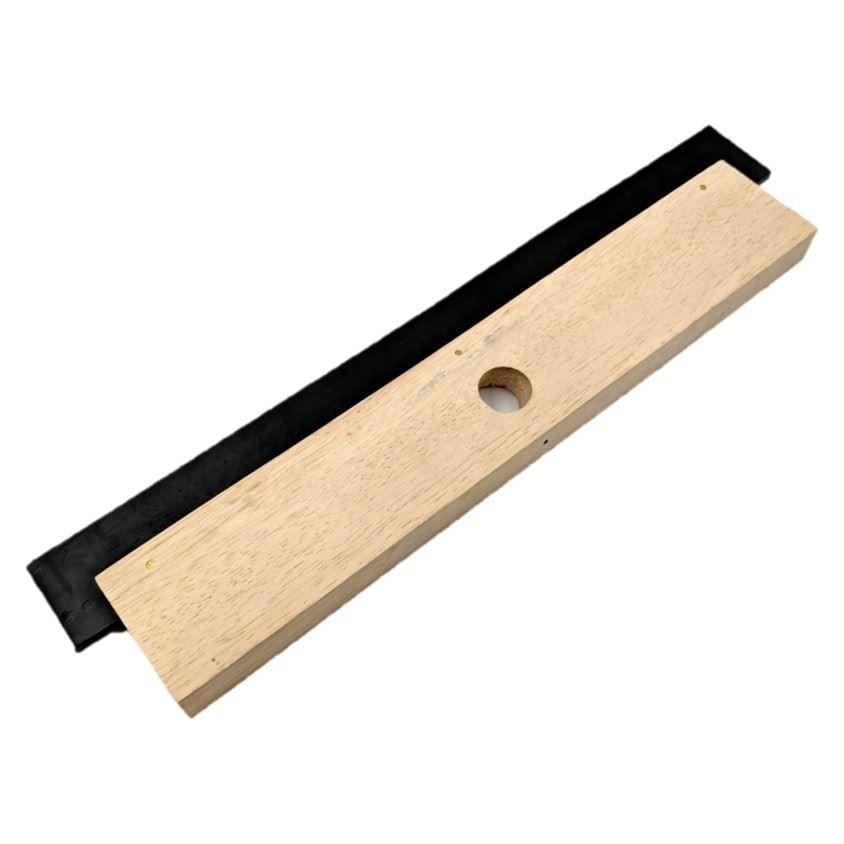 36" Wooden Rubber Floor Squeegee - HEAD ONLY