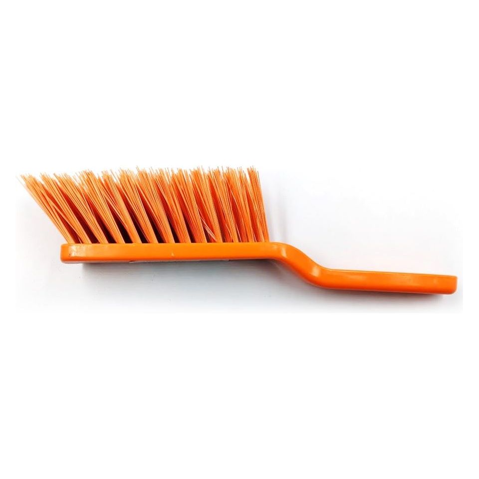 Replacement Hand Brush – Stiff PVC Bristles Orange Sweep Brush