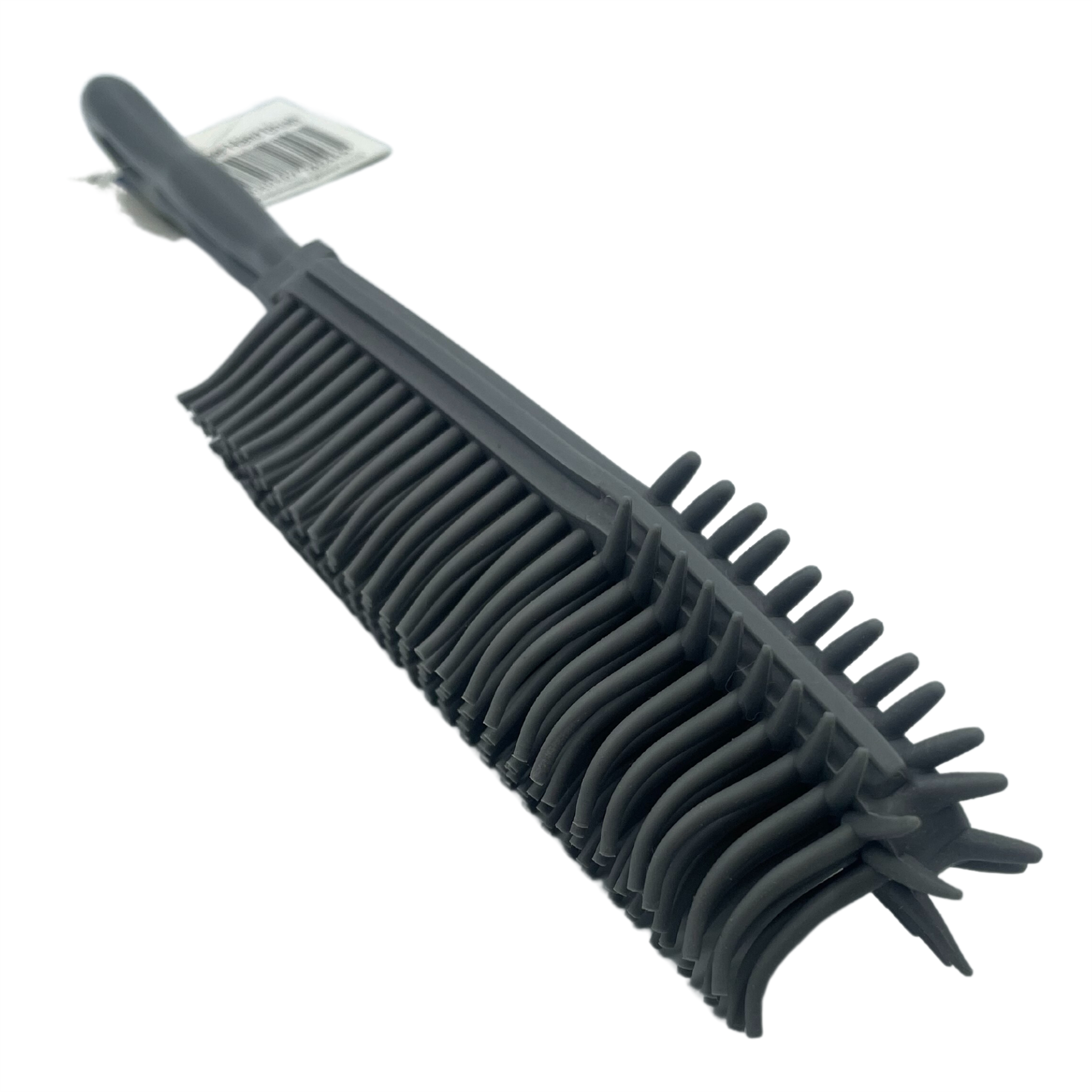 Grey Rubber Hand Brush for Pet Hair & Sofas
