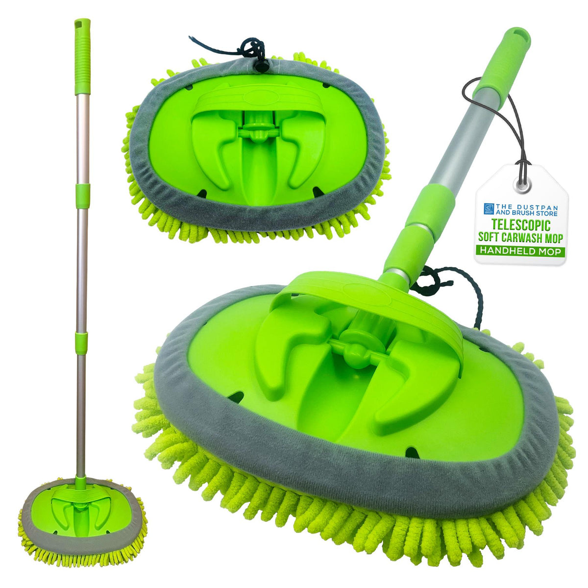 Chenille Car Wash Mop with Telescopic Handle