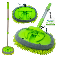 Chenille Car Wash Mop with Telescopic Handle