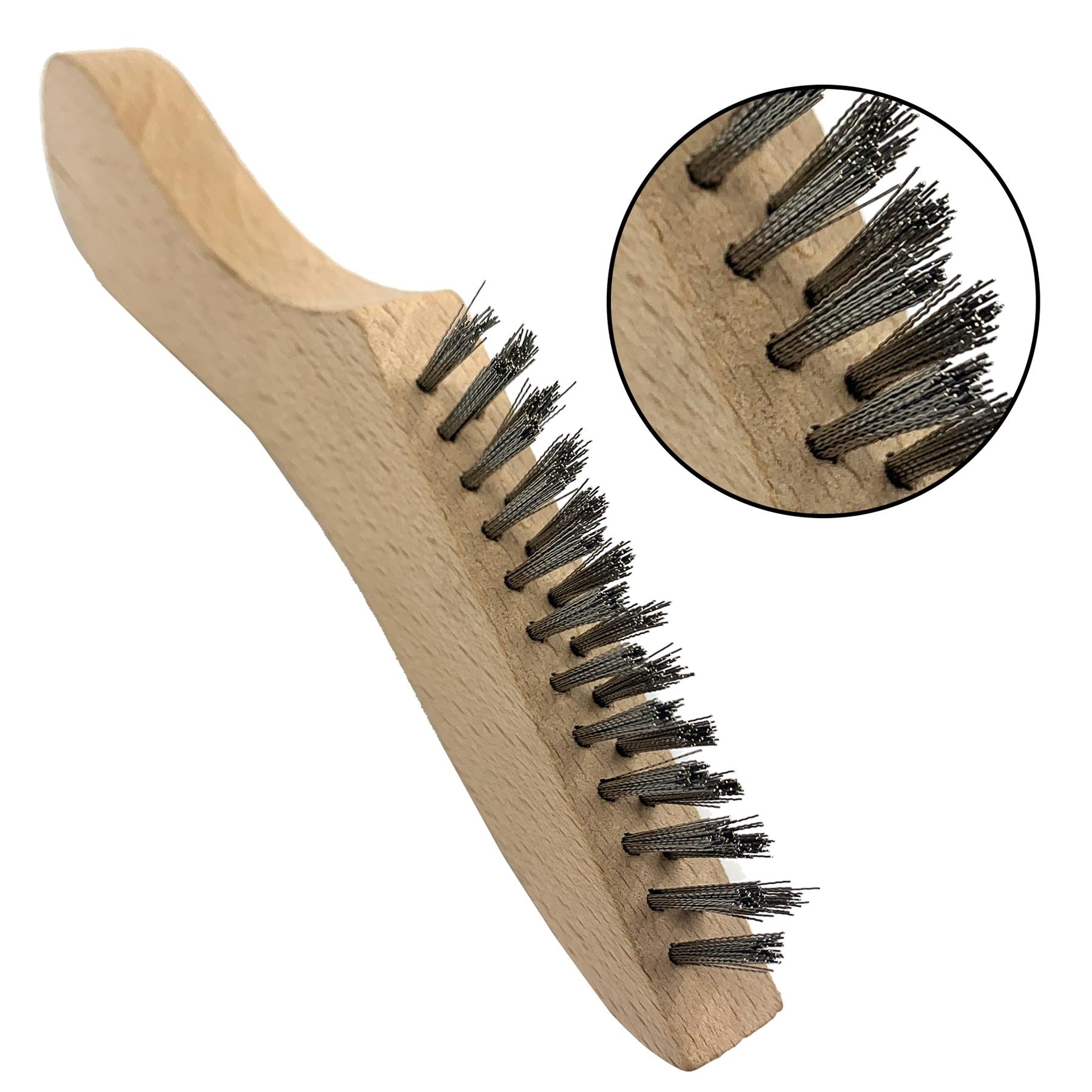 Soft Stainless Steel Lamb Chop Brush – Scratch Tool