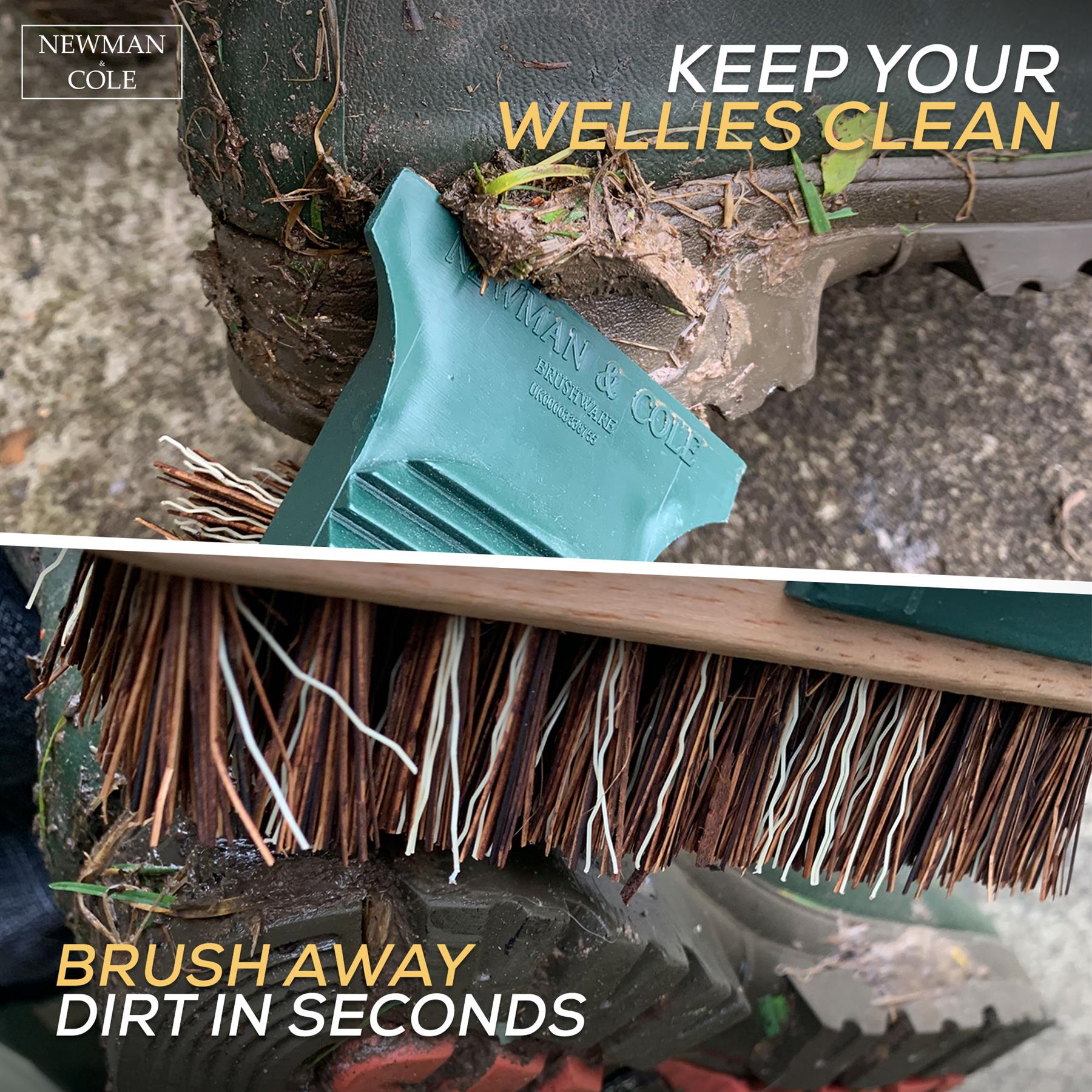 Newman & Cole Shoe & Boot Brush with Mud Scraper