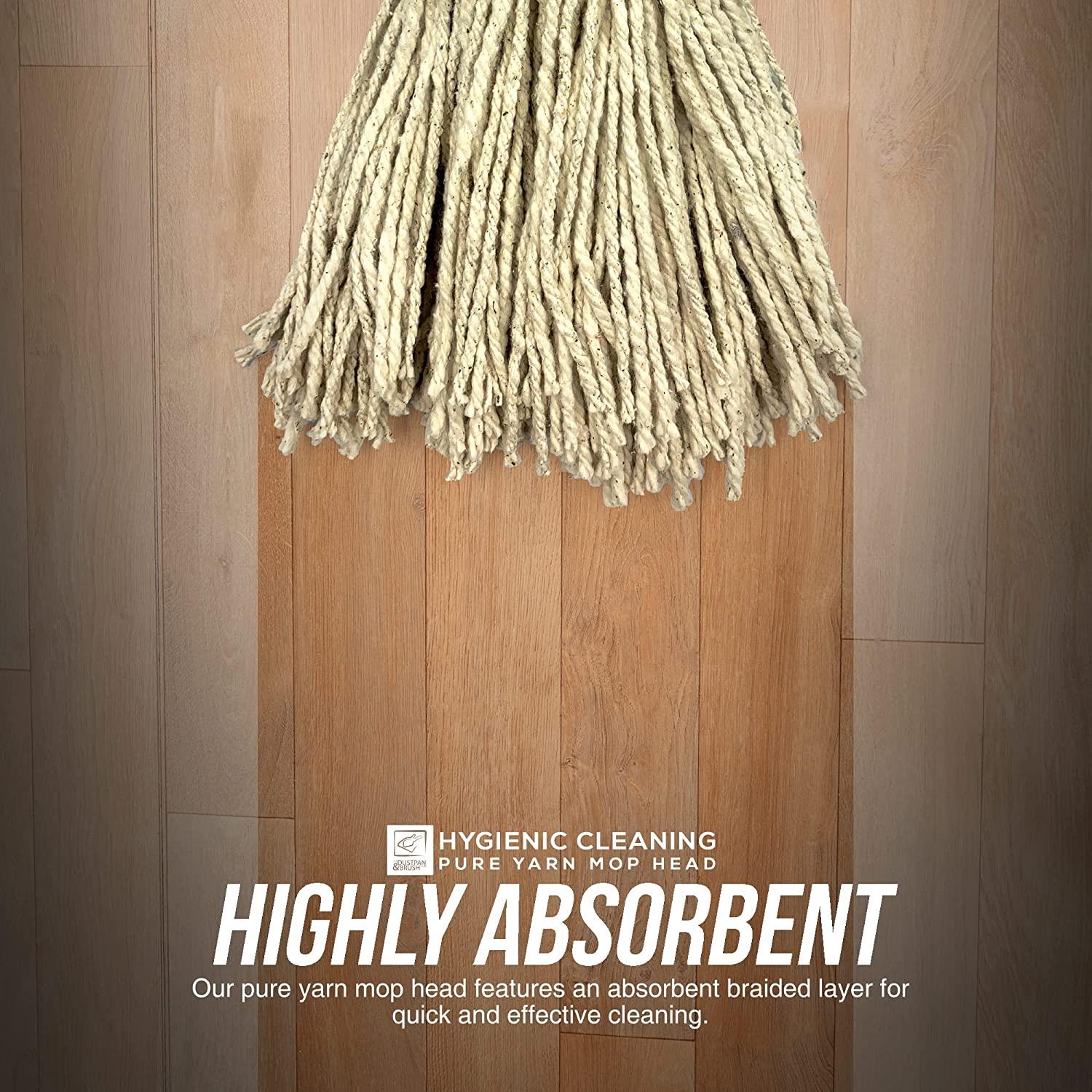 Red Colour Coded Cotton Mop Heads 12PY Pack of 10