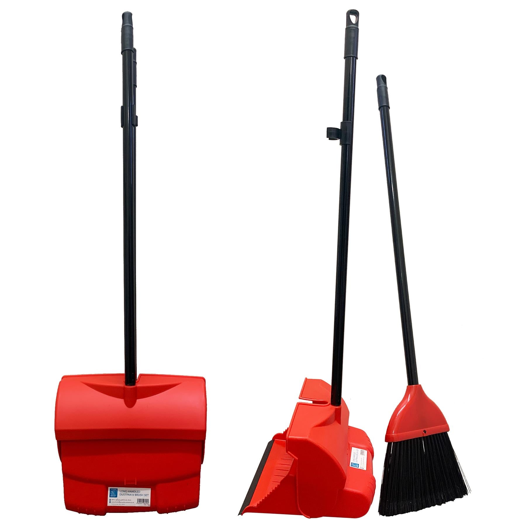 Long Handled Dustpan and Brush Set – Upright Floor Cleaner for Easy Cleaning
