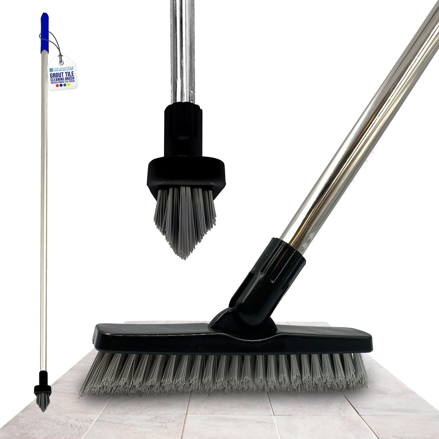 Angled Grout Brush with Colour Coded Handle
