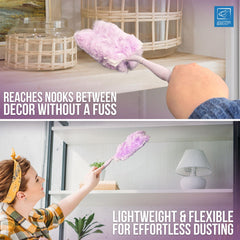 Fluffy Duster with 10 Refills | Disposable Dusting Heads