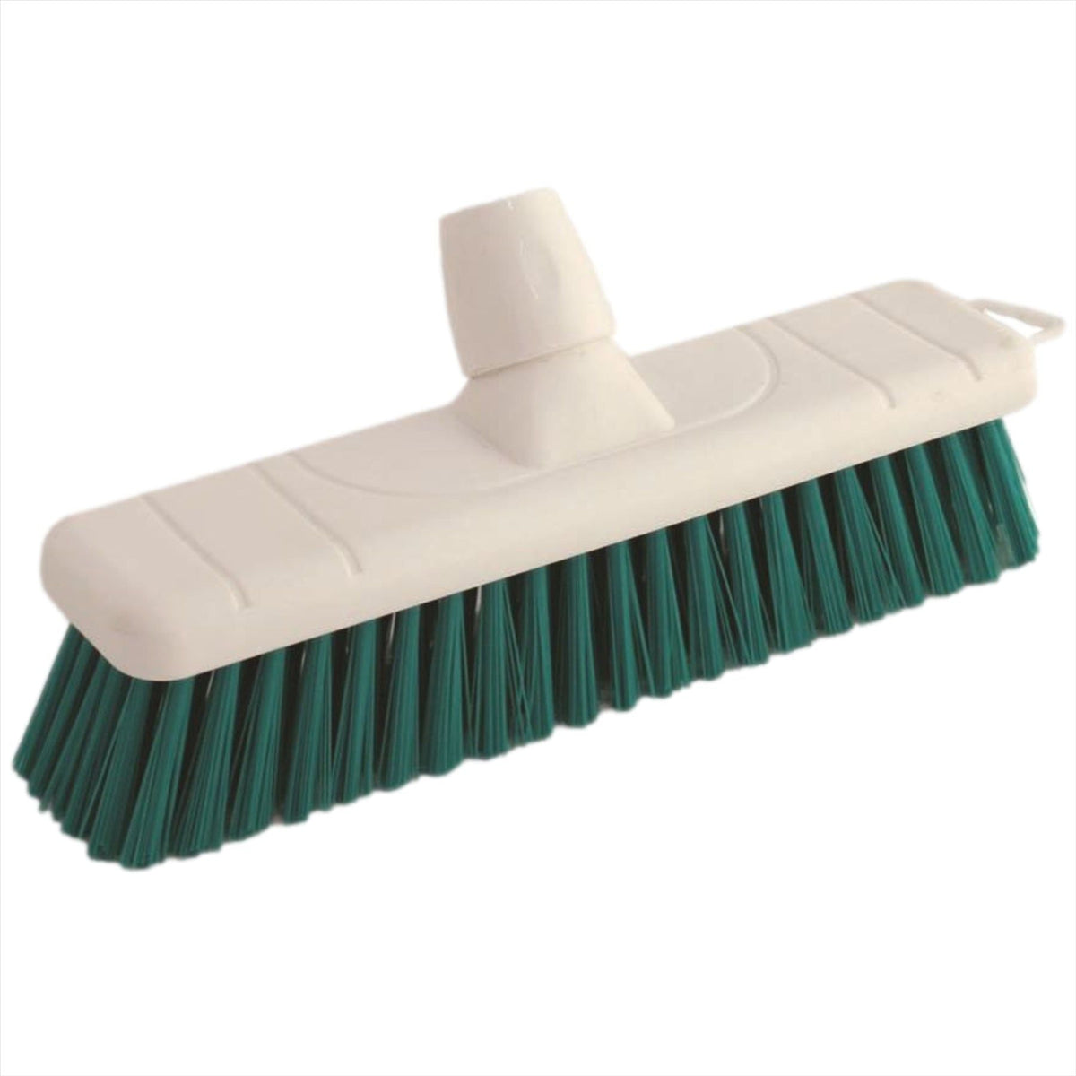 Green 12" Soft Colour Coded Food Hygiene Broom Head