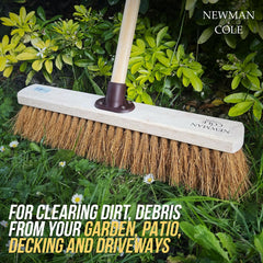 18" Newman & Cole Soft Coco Broom | Outdoor Decking Brush
