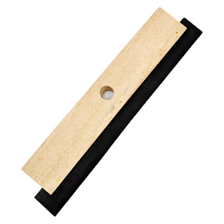 36" Wooden Rubber Floor Squeegee - HEAD ONLY