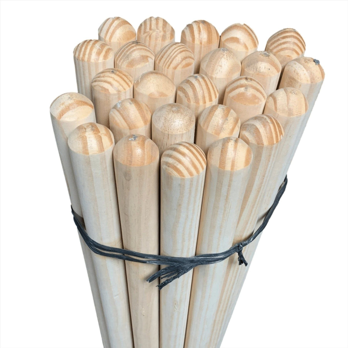 Pack of 25 Wooden Broom Handles 4ft (120cm) 15/16" (23-24mm)