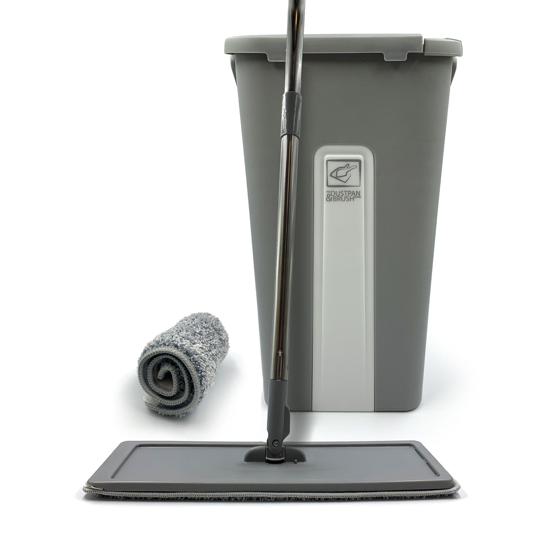 Magic Wash & Dry Flat Mop and Bucket Set – Compact Floor Cleaning