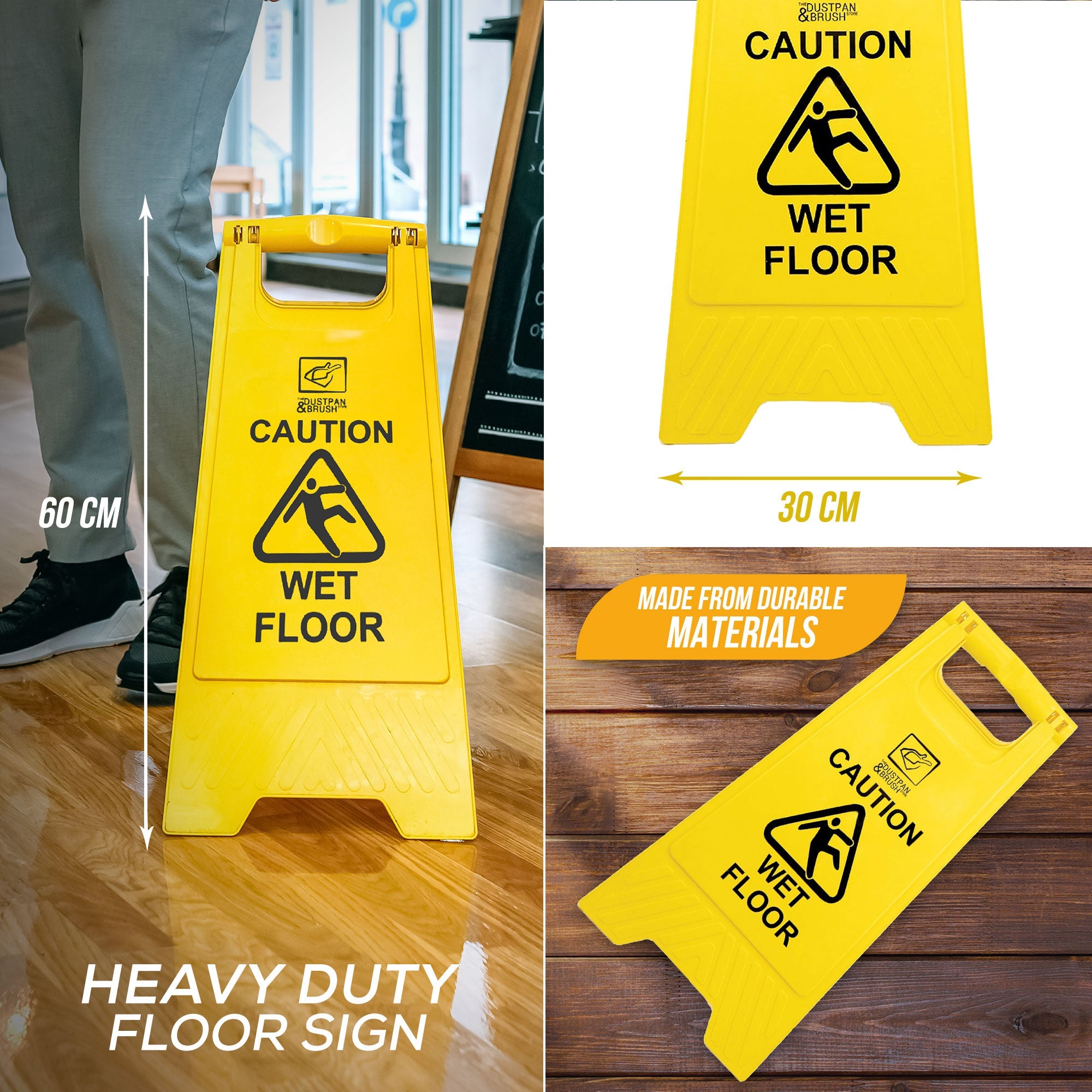 Wet Floor Sign – Packs of 1, 2, 5 or 10