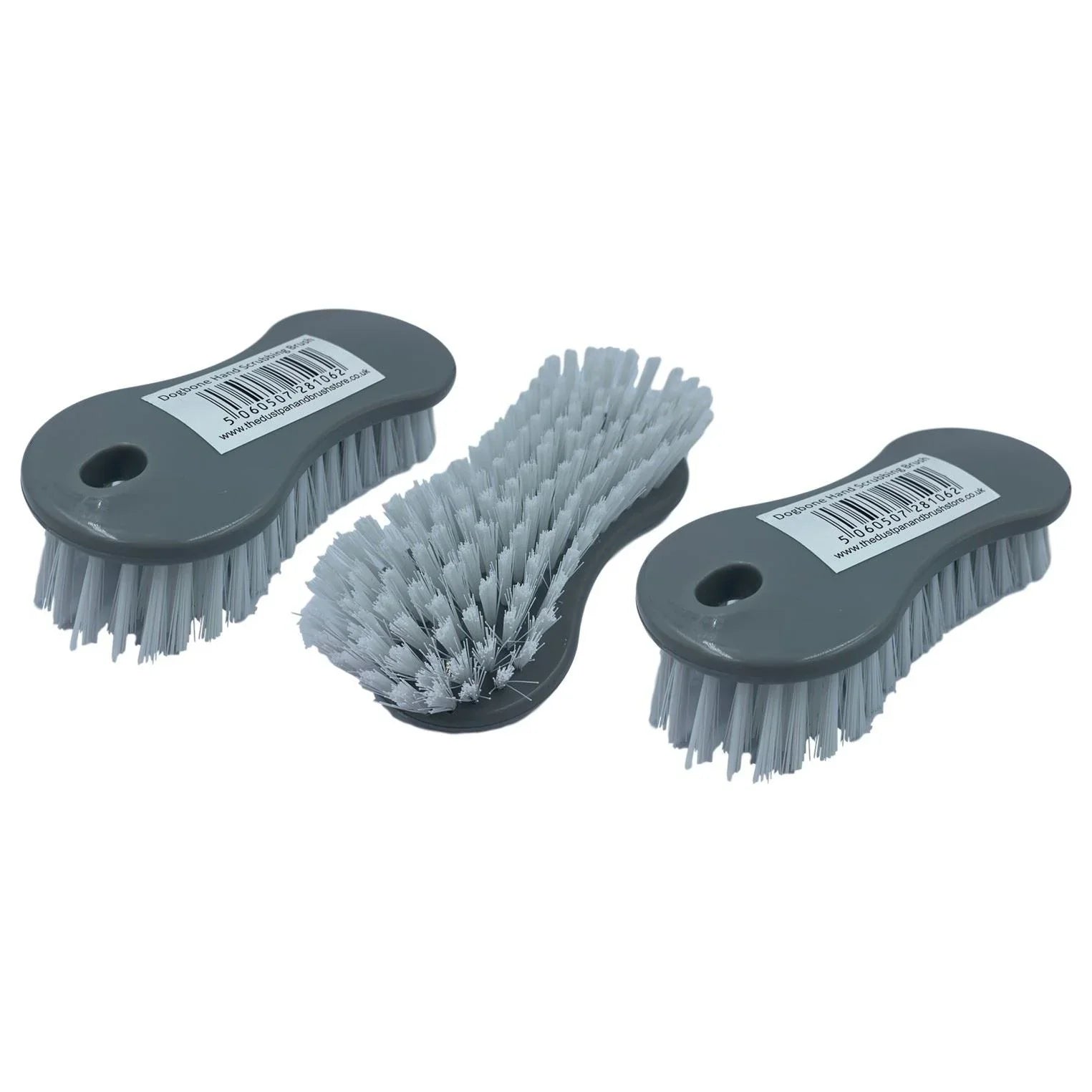 Dogbone Stiff Bristle Hand Scrubbing Brush