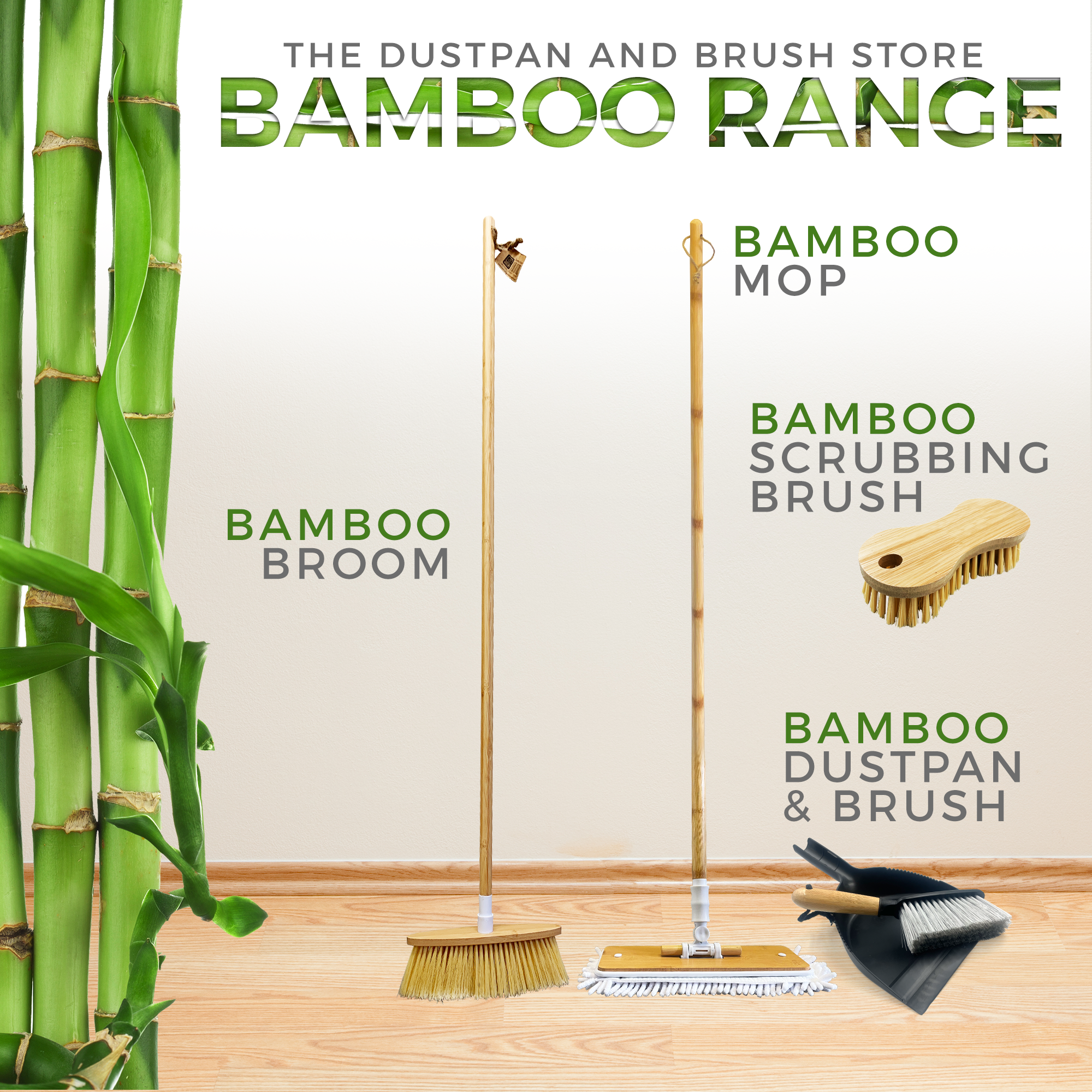 Bamboo Scrubbing Hand Brush