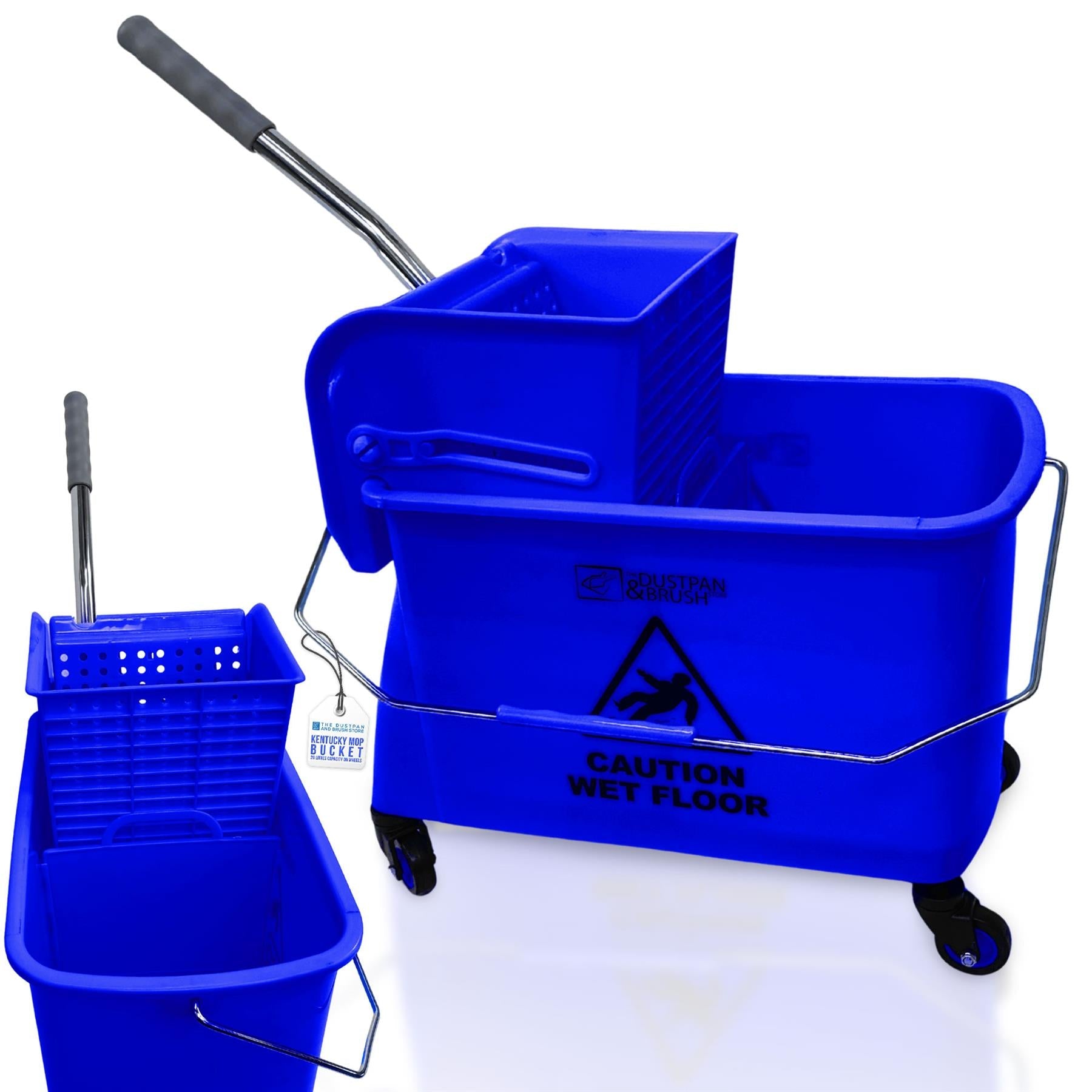 Kentucky Mop Bucket with Wringer & Wheels | 4 Colours
