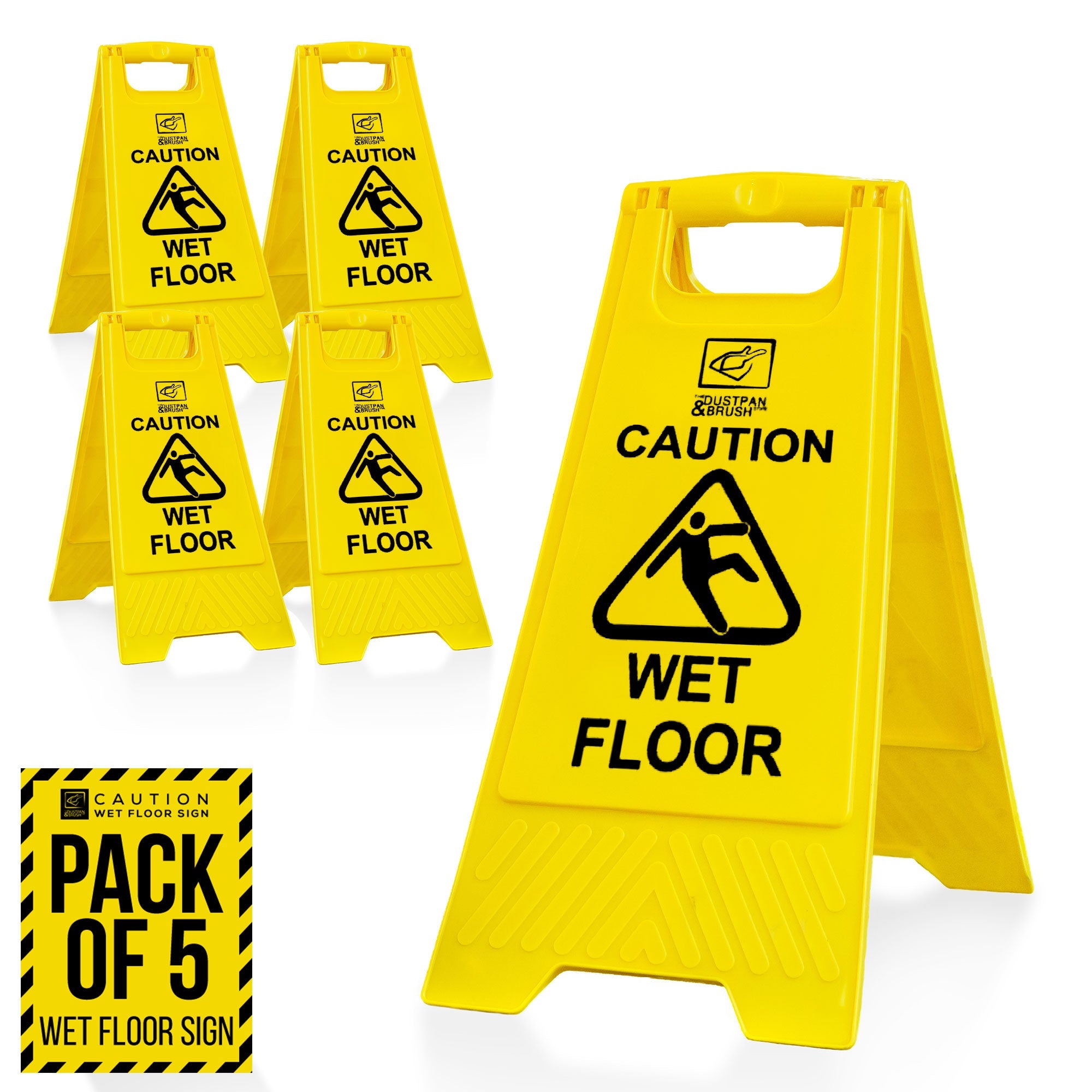 Wet Floor Sign – Packs of 1, 2, 5 or 10