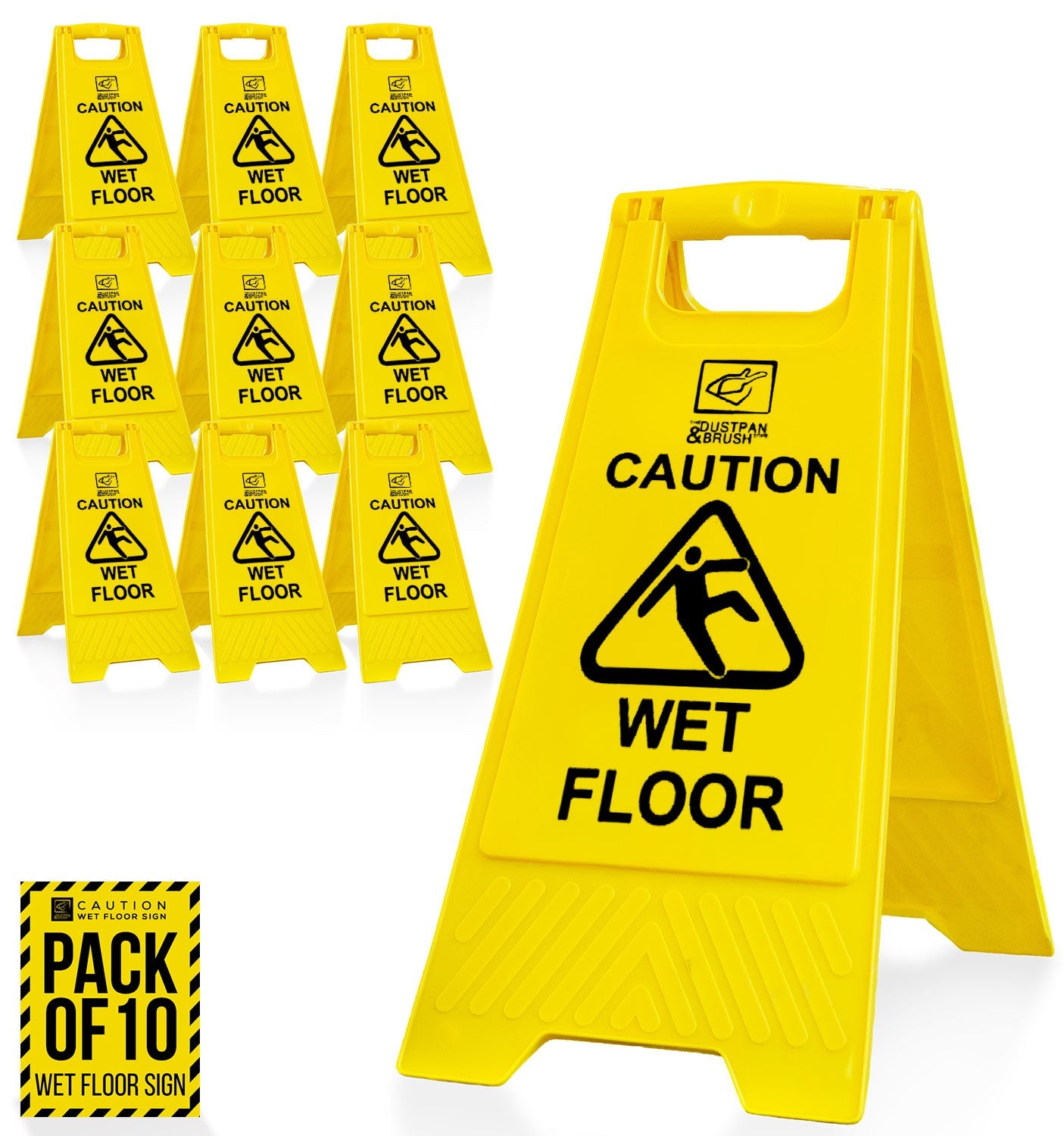 Wet Floor Sign – Packs of 1, 2, 5 or 10