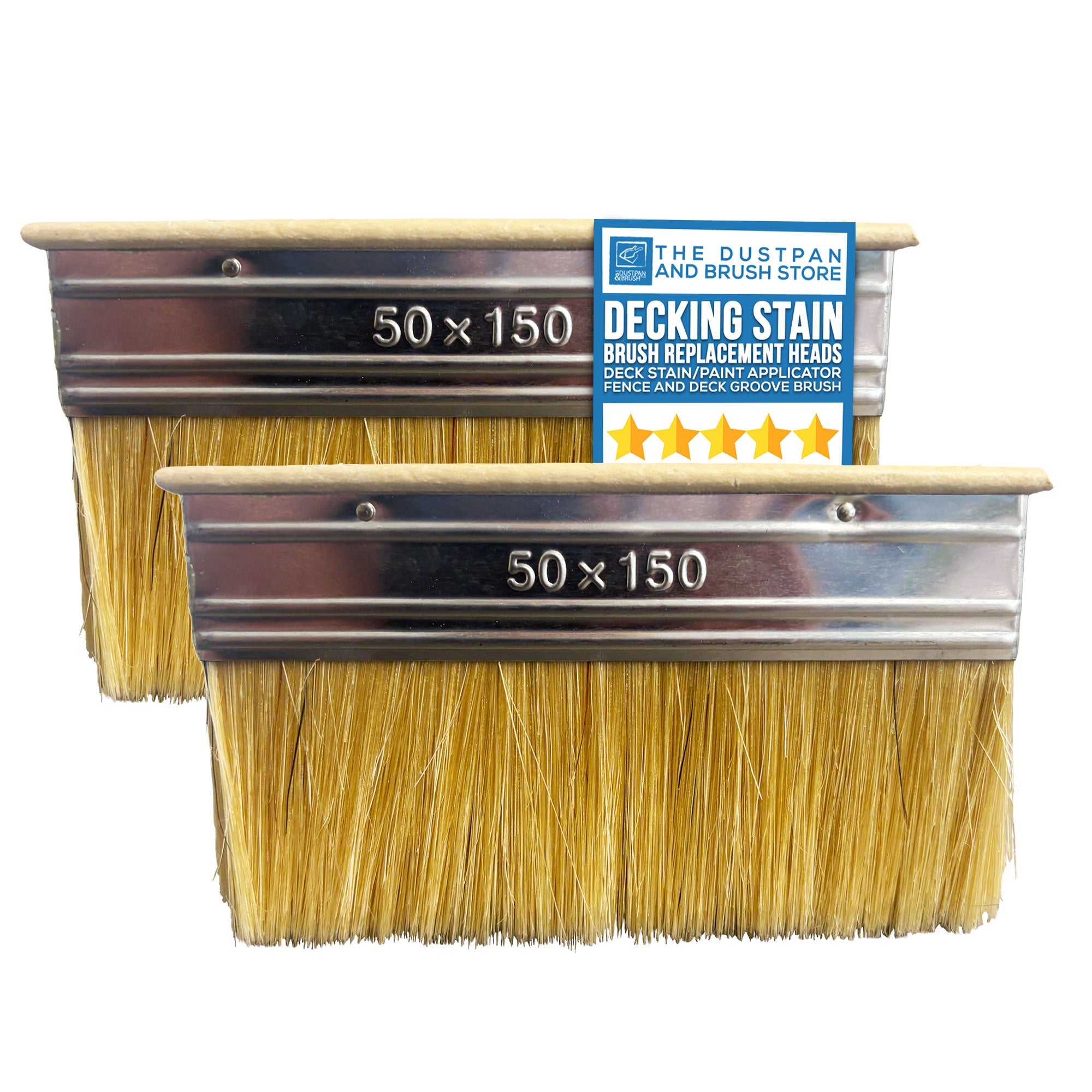 7" Decking Brush Replacement Head for Paint & Stain Kit