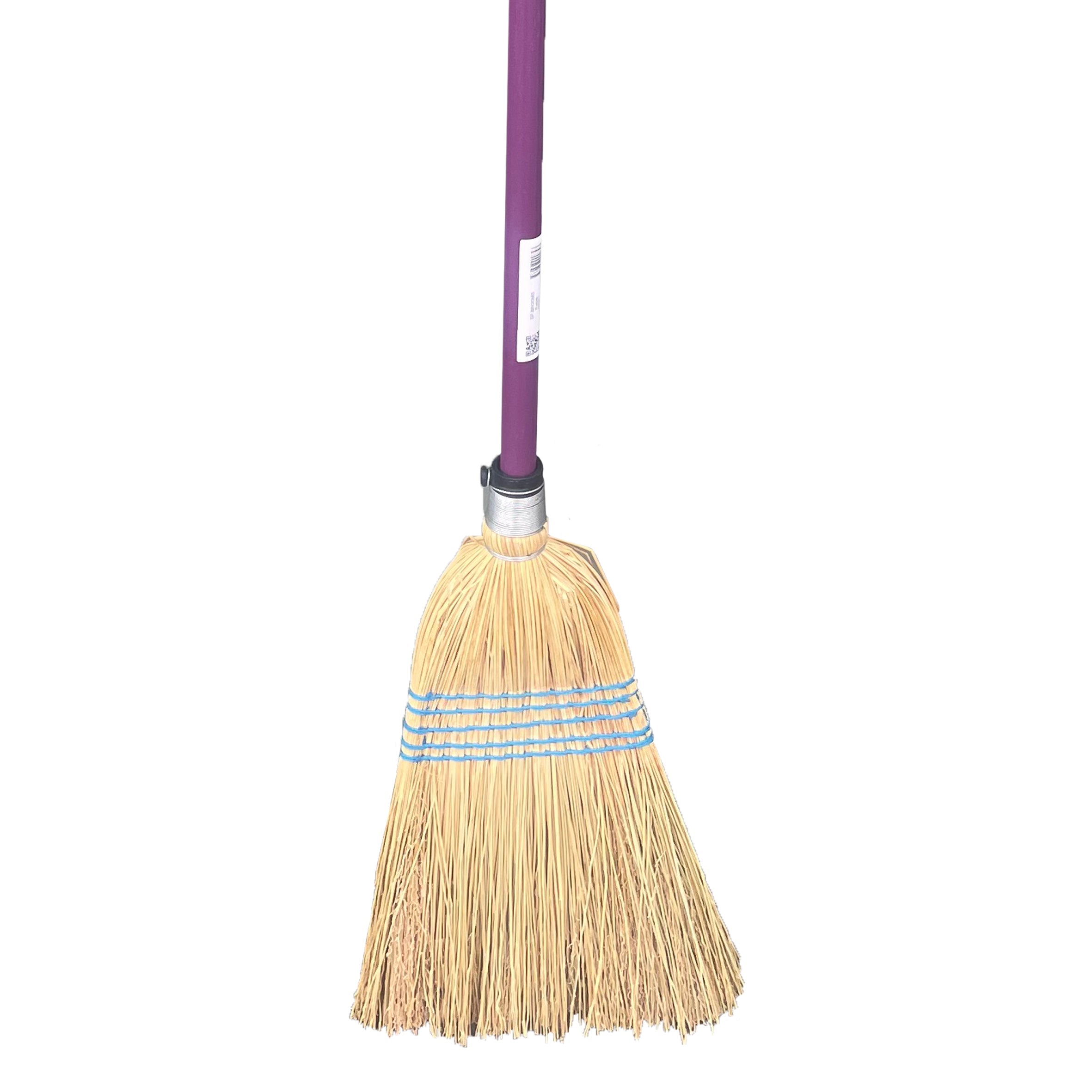 Traditional Corn Broom Besom Long Handled Sweeping Brush
