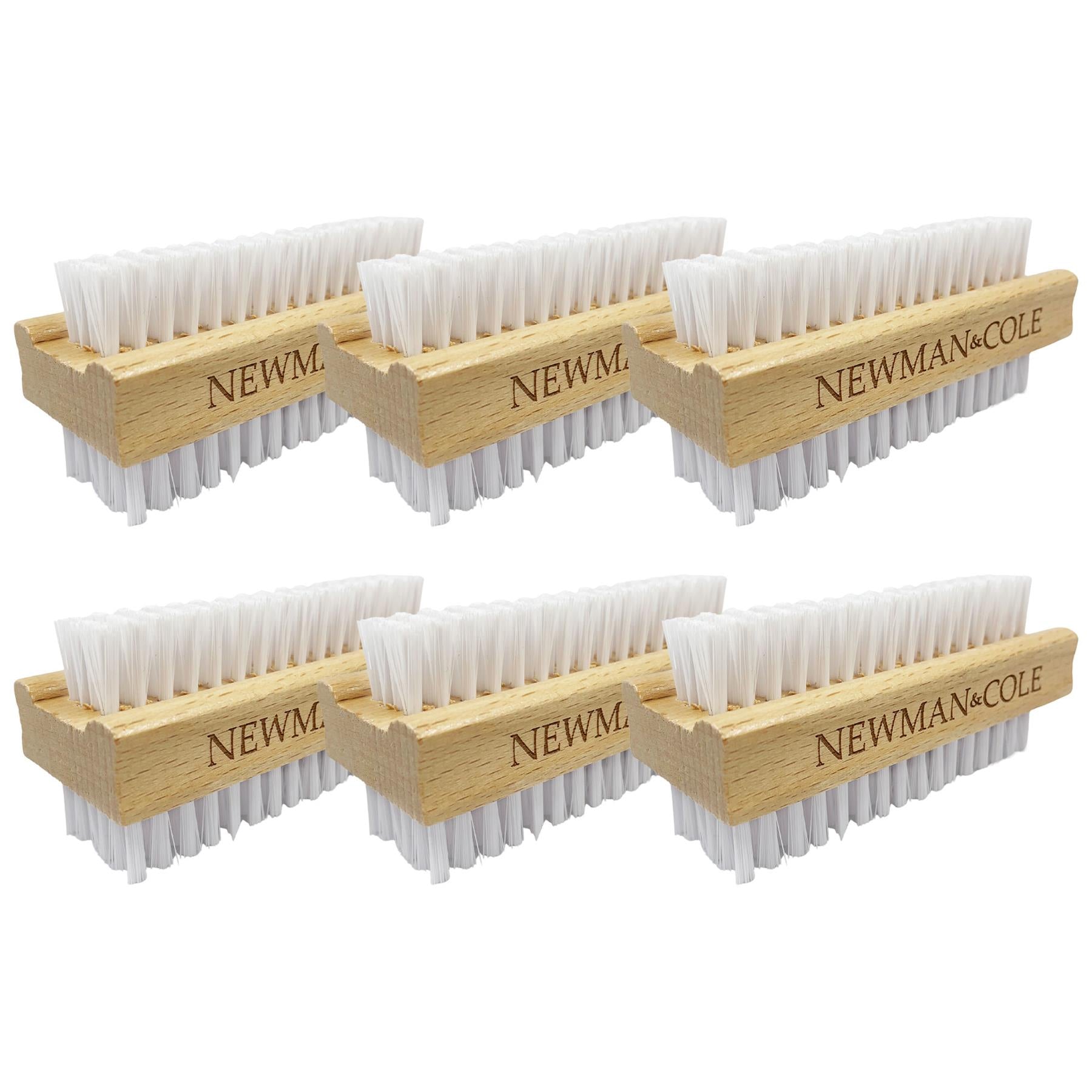 Newman & Cole Wooden Nail Brushes | Pack of 6