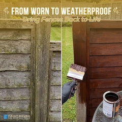 Shed and Fence Paint Brushes – Pack of 2