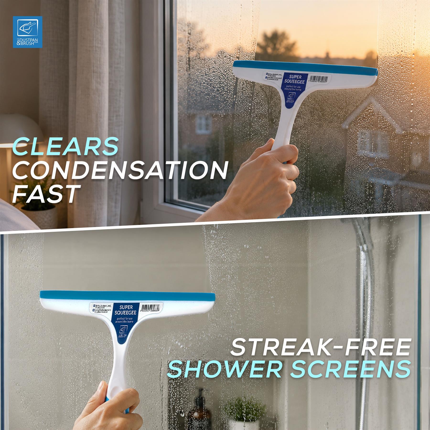 Window Squeegee Shower Screen Glass Cleaning Wiper Blade