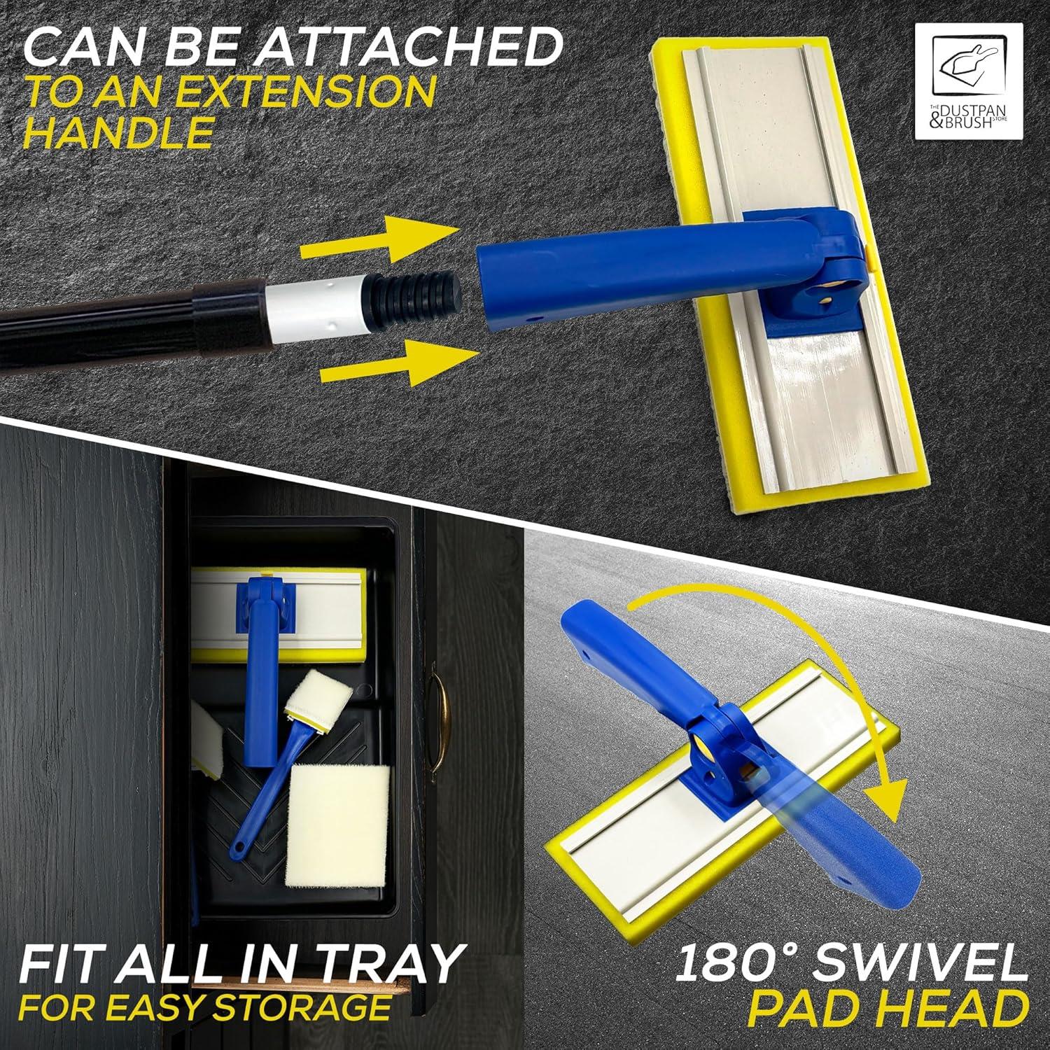 Paint Pad Set with Tray for Walls, Ceilings & Edging