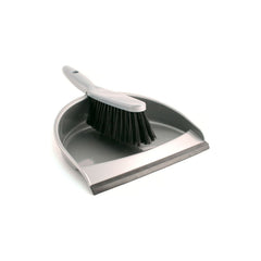 Plastic Dustpan Only with Rubber Lip | Value Silver Dustpan
