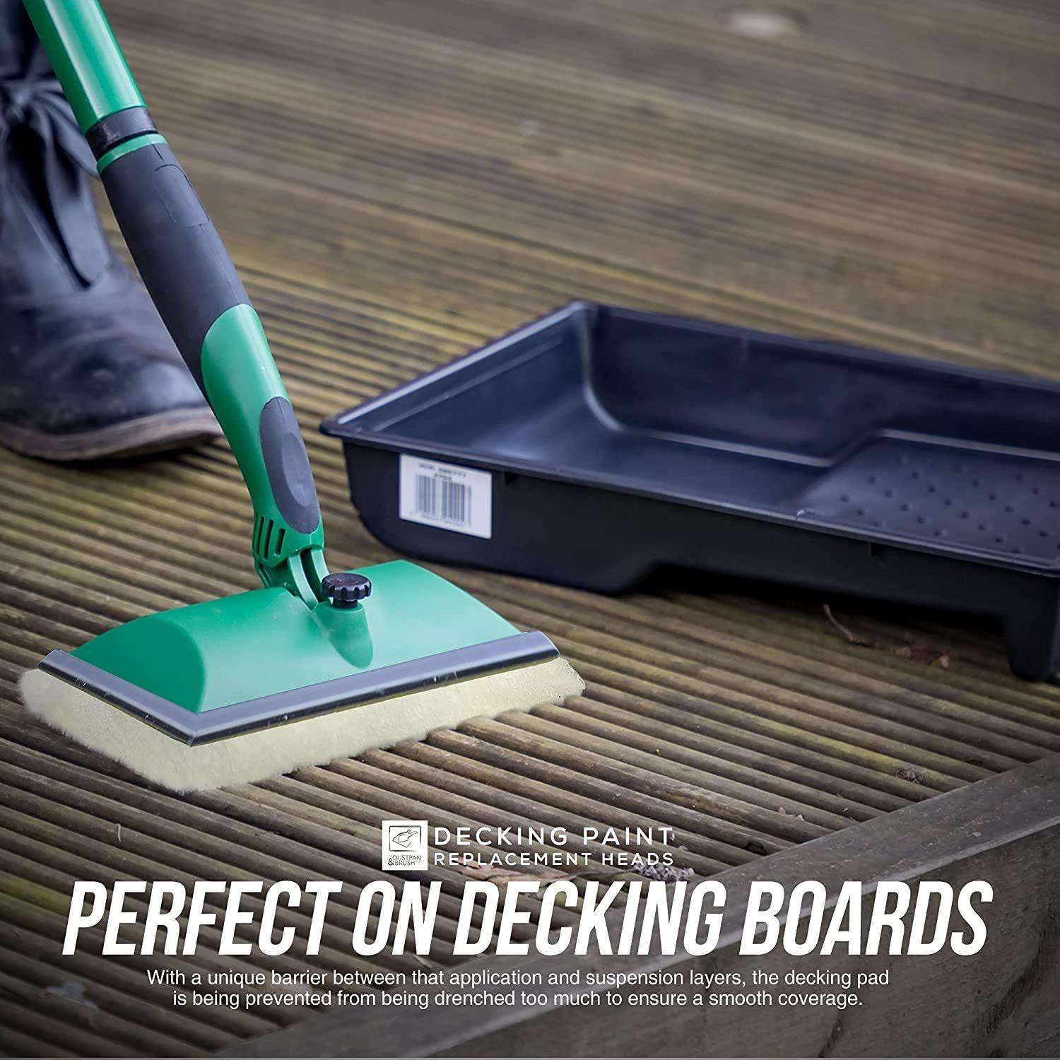 Fluffy Decking Paint Pad Refills – Pack of 2