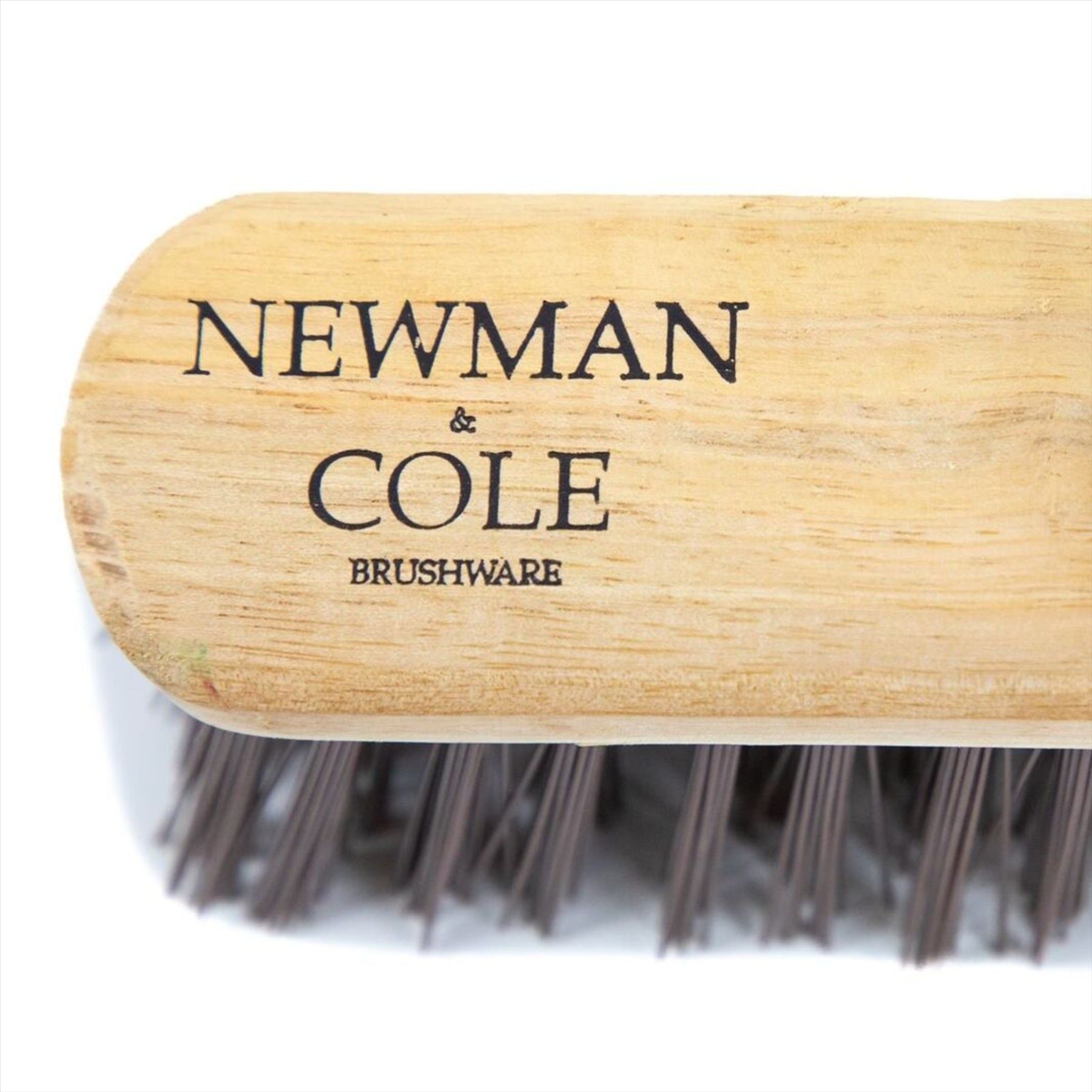 12" Newman & Cole Stiff PVC Broom with Wooden Handle