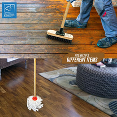 1 1/8" Wooden Broom Handle 4ft (120cm) | 28-29mm Shaft