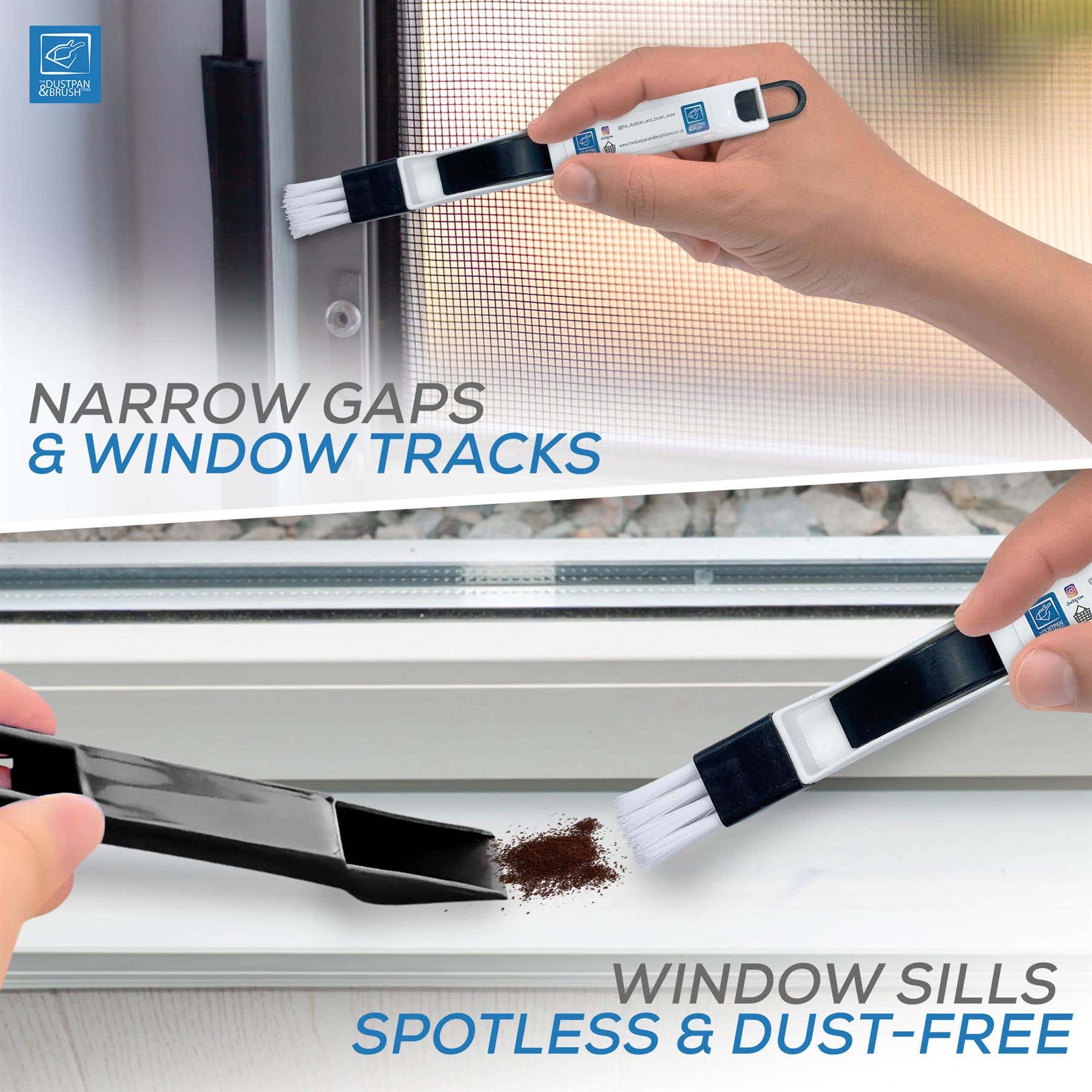 Micro Dustpan & Brush Set – Compact Cleaning Set for Small Spaces