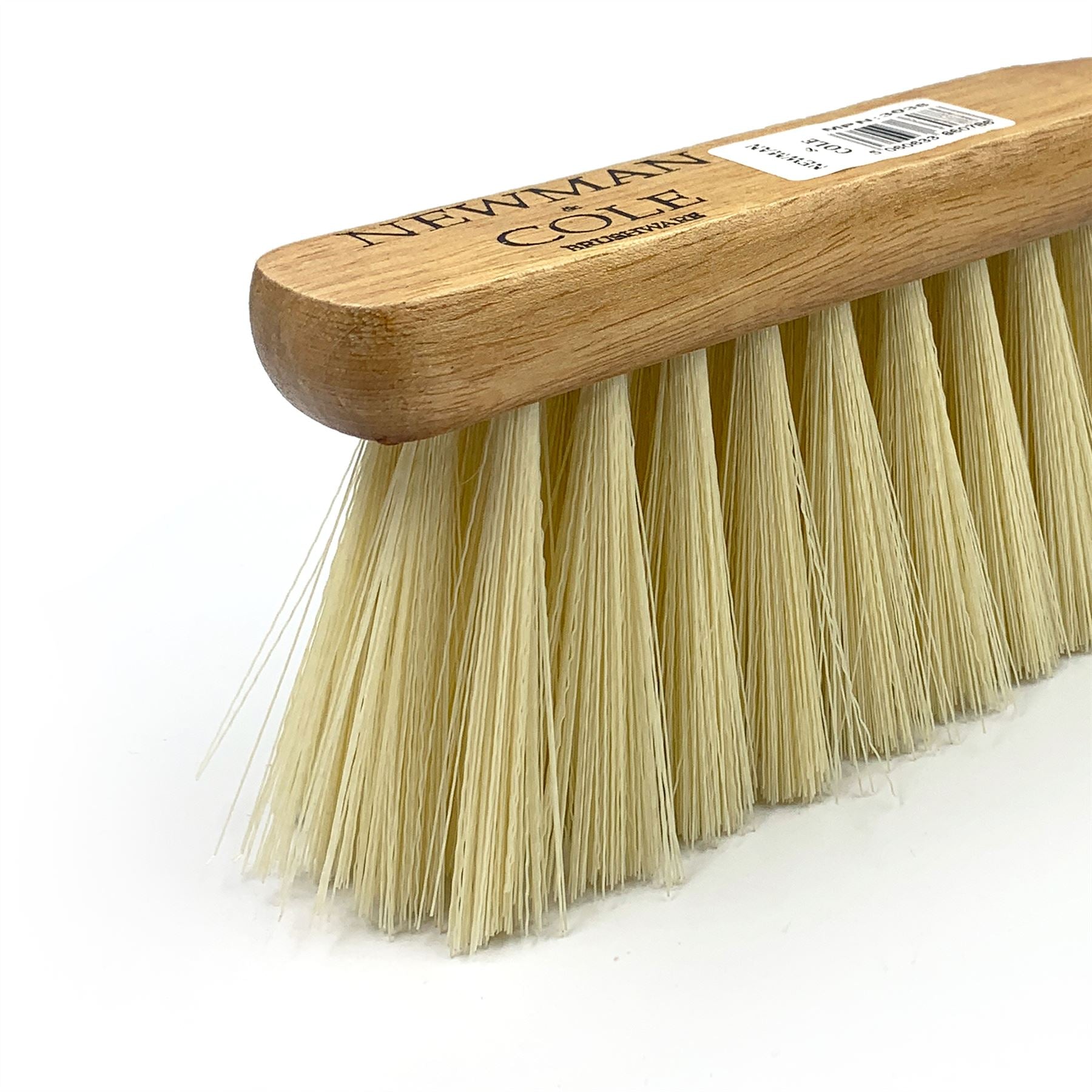 Newman and Cole Cream Metal Dustpan and Brush Set | Hooded Design