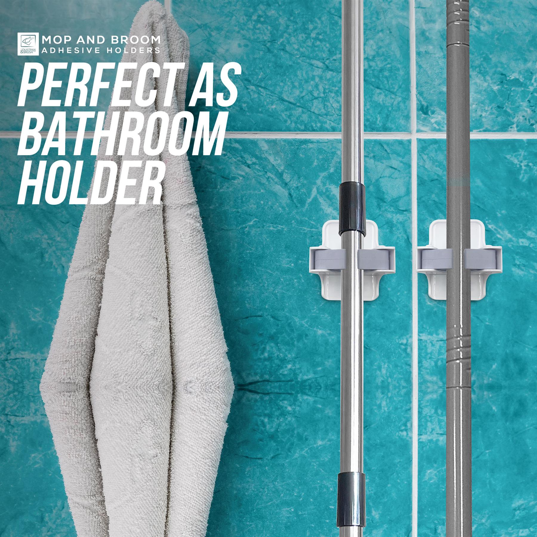 Broom & Mop Holder 5 Box (10 Holders)