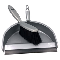 Plastic Dustpan and Soft Hand Brush