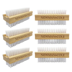 Newman & Cole Wooden Nail Brushes | Pack of 6