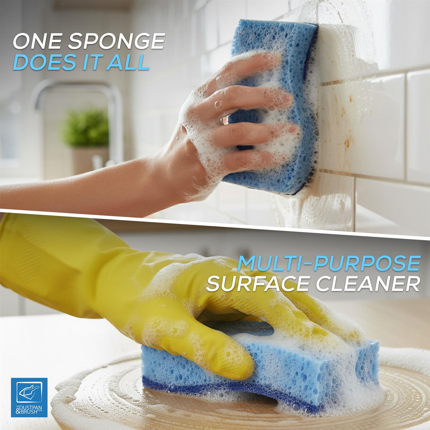 Super Sponge Scourers Pack of 6 | Non Scratch Kitchen Sponges