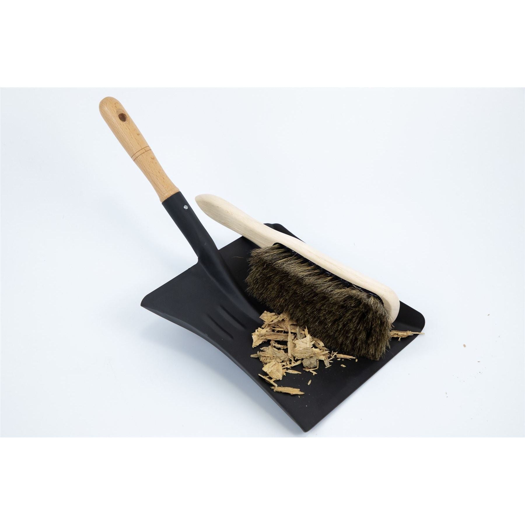 9" Black Metal Coal Shovel for Fireside Ash & Coal