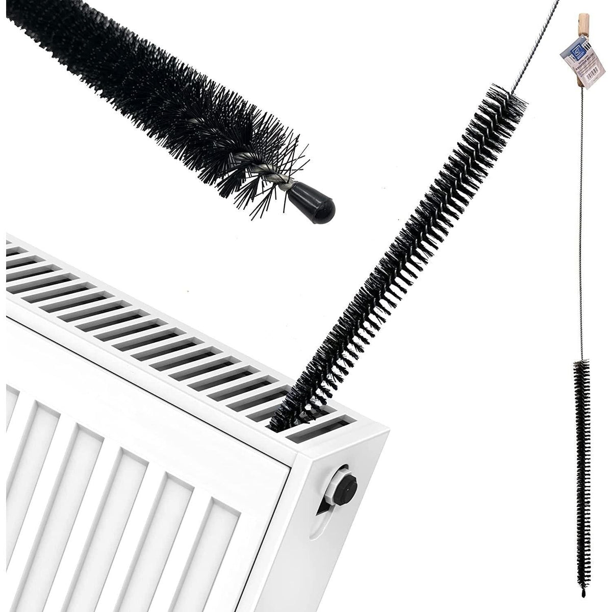 Long Reach Radiator Cleaning Brush – Flexible 113cm Duster