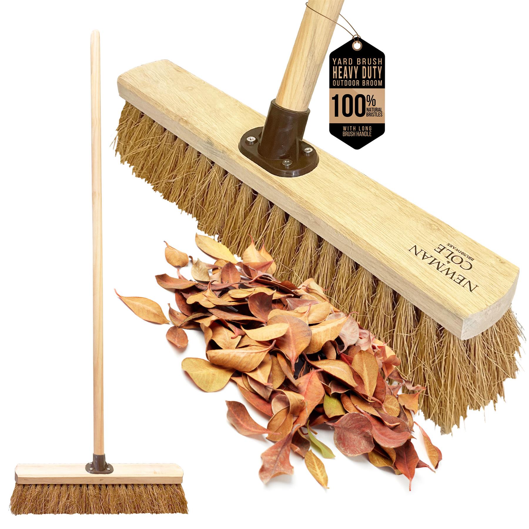 18" Newman & Cole Soft Coco Broom | Outdoor Decking Brush