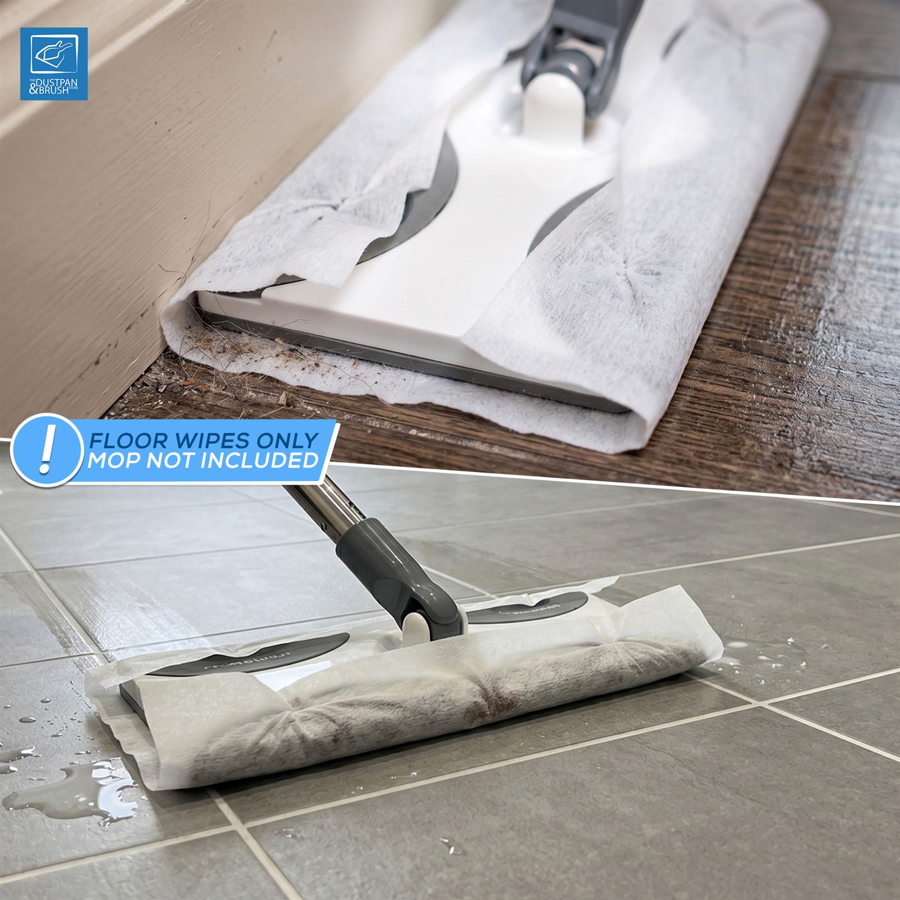 Wet Floor Cleaning Wipes – Disposable Multi-Surface Wipes