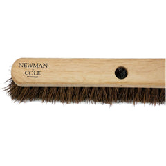 18" Newman & Cole Stiff Bassine Broom Head with Handle